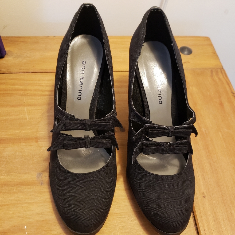 Ann Marino black heels, size 7.5M - BRAND NEW